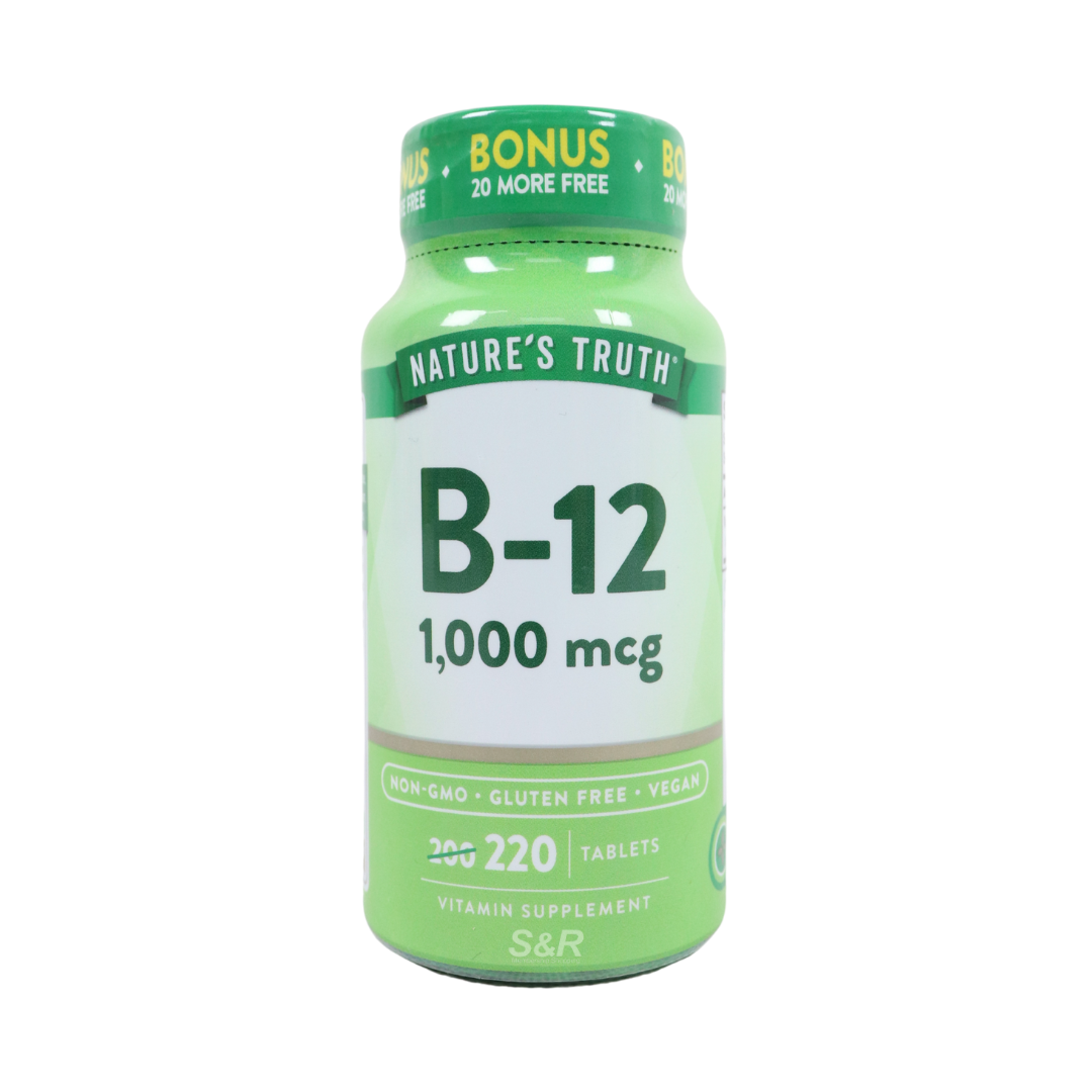Nature's Truth B-12 1,000 mcg 220 tablets